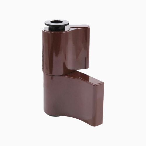 Булат  Петля для алюминиевых дверей ПН-103,5х96 9017 (коричневый) 2-х секционная