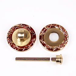 ET 20 ASG Накладка на цилиндр RENZ, антикв. золот