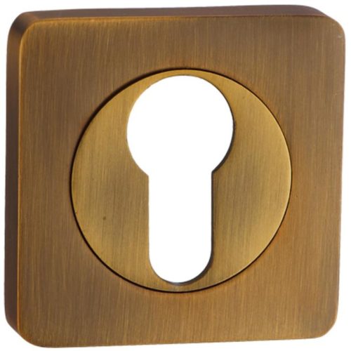 ET 02 CF Накладка кв. на цилиндр RENZ, кофе