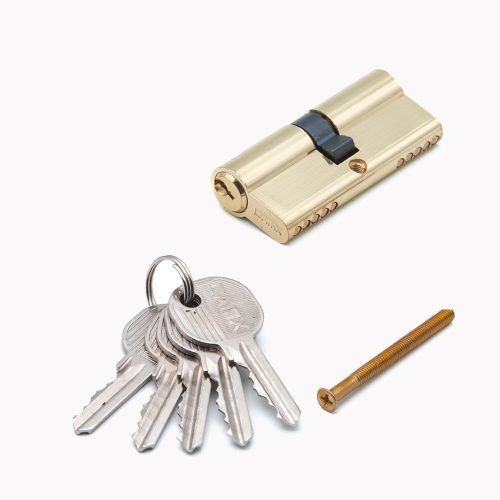 DAMX Цилиндр прос. ключ-вертушка NW 80 mm PB