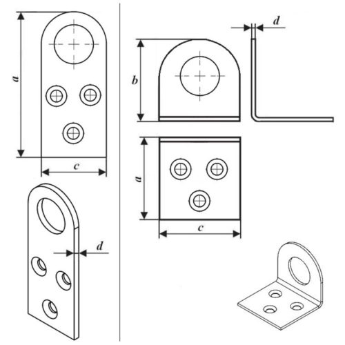 Пробой-ушко (цинк)