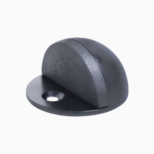 Стандарт  Ограничитель дверной 8185 BL (матовый чёрный) круглый