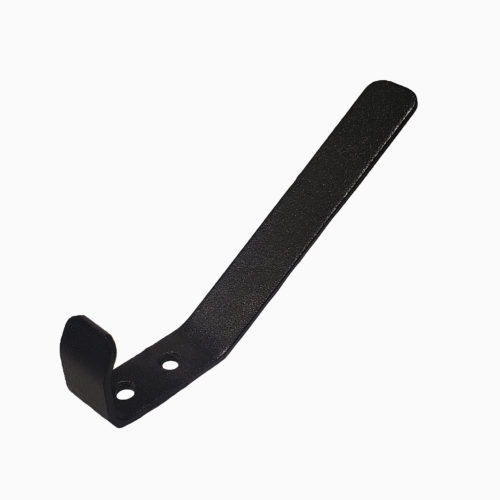 Крючок-вешалка 2-х рожковый (чёрный) №3