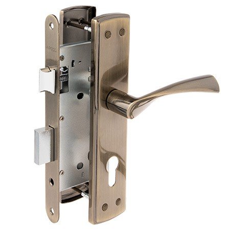 Замок врезной 1823-АВ  Апекс