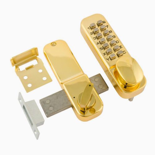 Н-М Кодовый замок 250 (тёмное золото)