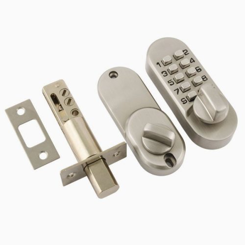 Н-М Кодовый замок 600 (матовый хром)