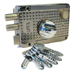 Замок накладной 9331-C-BN  Апекс