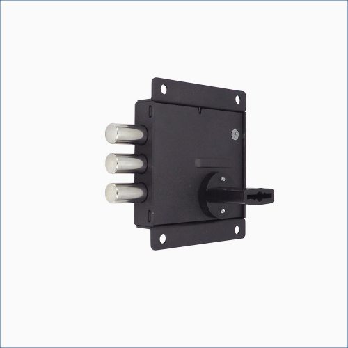 Замок накладной ЗН4 800.0.0 П-Н (3 ключа) "Меттэм" - правый