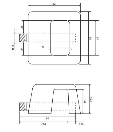 Замок навесной PD-15-90-Blister  Апекс
