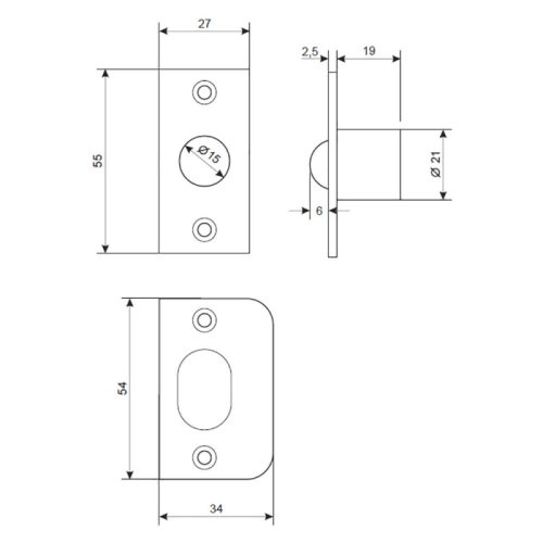 Шариковый фиксатор R-0001-CR  Апекс