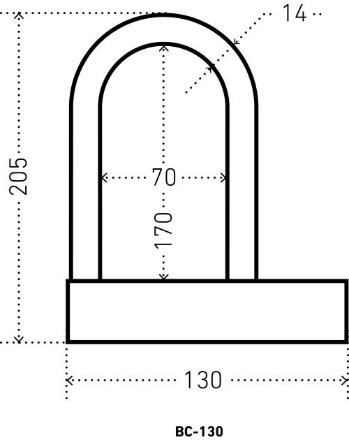 Аллюр Замок навесной ВС-130