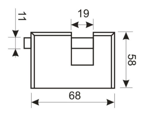 Аллюр Замок навесной ВС2-3-02С (НВХ-970)