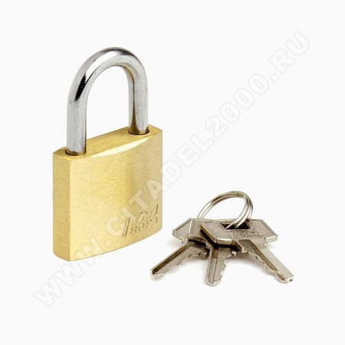 Н-М Замок навесной ЗН-207-60 мм (3 ключа)
