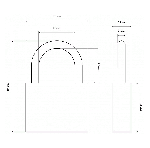 Стандарт Замок навесной HG-360