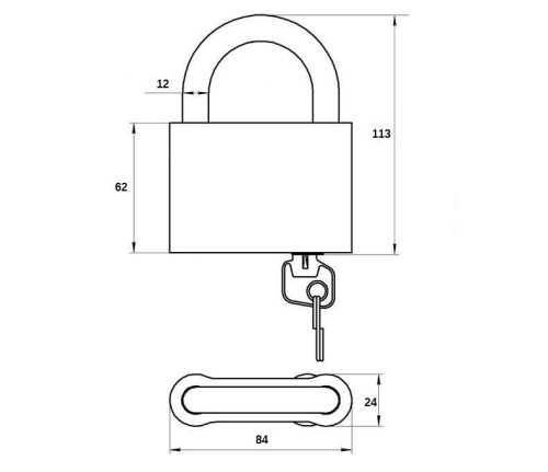 Замок навесной Зенит ВС1.03 г.Димитровград