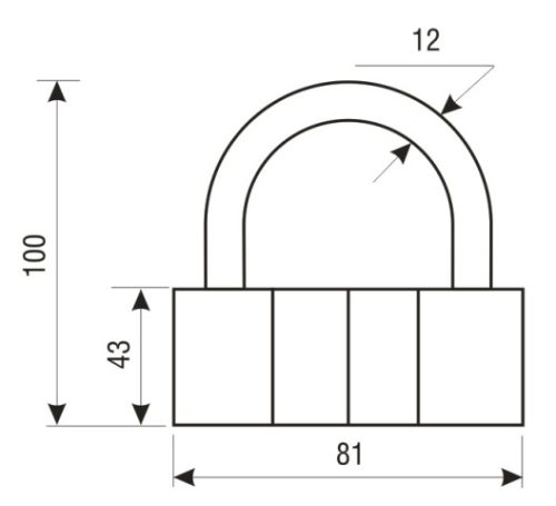 Аллюр Замок навесной ВС2-21С