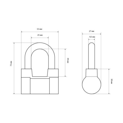 Стандарт Замок навесной AL-660