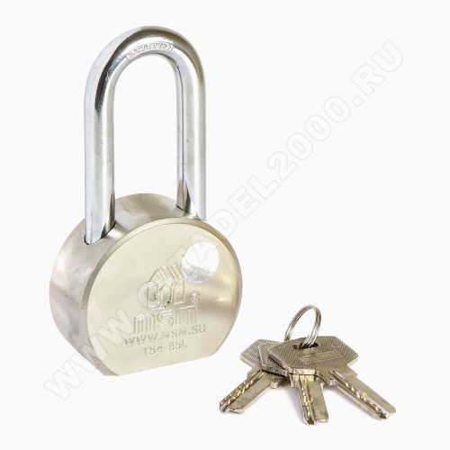 Замок навесной MSM TS4-L65 блистер