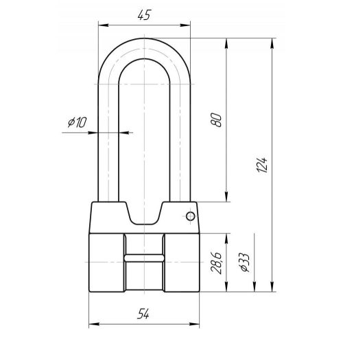 Замок навесной ВС2-4А-01 (с одной секретностью) г.Чебоксары