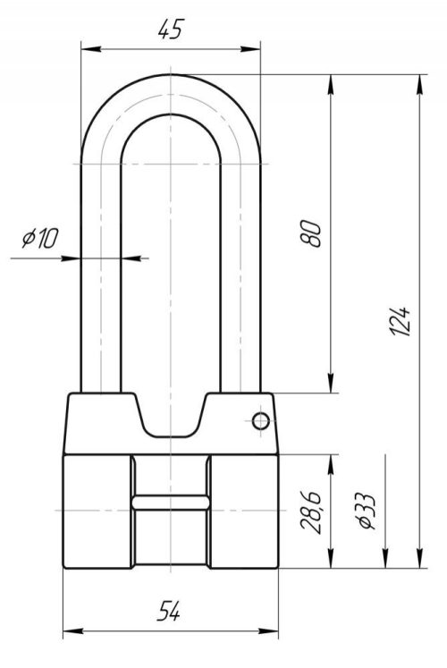 Замок навесной Абсолют ВС2-4А-01 г.Димитровград