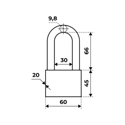 Аллюр Замок навесной ВС1Ч-060Д EXTRA