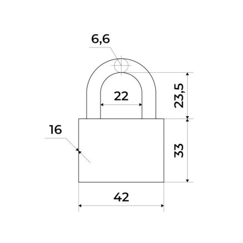 Стандарт Замок навесной HDS-350