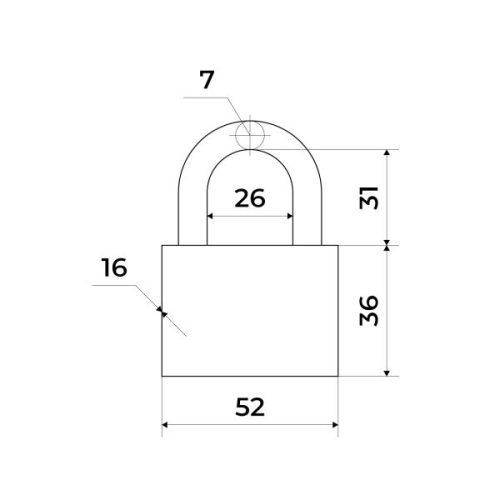 Стандарт Замок навесной HDS-360