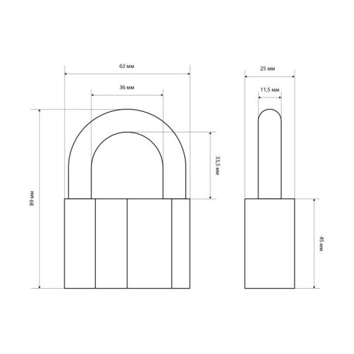 Стандарт Замок навесной AL-770