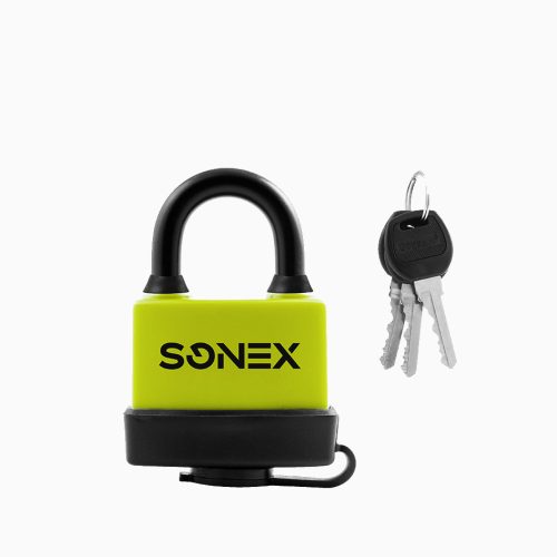 SONEX Замок навесной всепогодный ЗНВ-7-58 (58мм) (3 ключа)