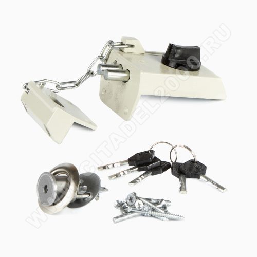Замок накладной 86800 САМ Нд АцЛ (серый) г.Рязань