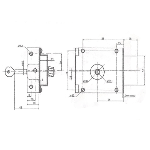 Замок накладной 