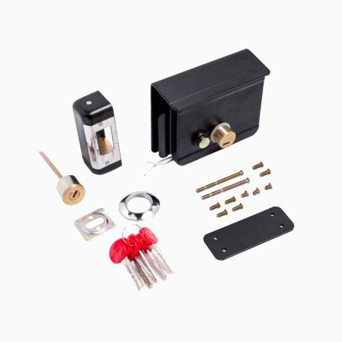 Булат Замок накладной электромеханический ЗЭМн 650 ПП с защитной пластиной ДЛЯ КАЛИТОК И ВОРОТ