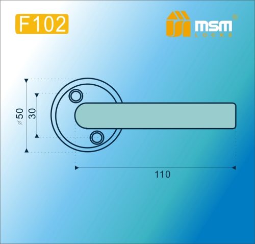 MSM Ручка F102 CP Хром