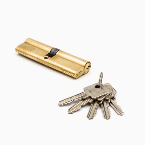 CK 60100 F Цилиндровый механизм 100 мм,  ключ/ключ (латунь)