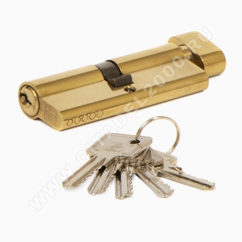CK 5080 RF Цилиндровый механизм 80 мм, ключ/вертушка (латунь)