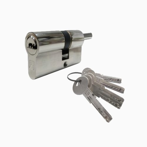 Цилиндровый механизм Гардиан GB 82(46*36Р) никель 5 кл. кл+верт.