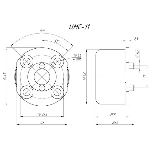 Механизм секретности  Барьер-4   длина стержня ключа 108 мм