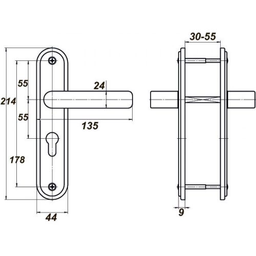 Ручка для ЗВ4 401, ЗВ4 402 (медь) (HP 0901) 