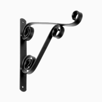 Кронштейн для кашпо мод. 4 (25 см) черный