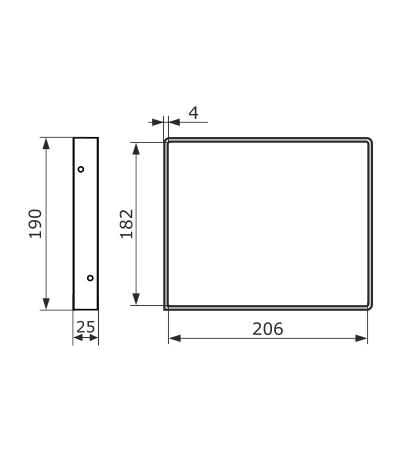 Кронштейн LOFT 200 мод.7 (черный)