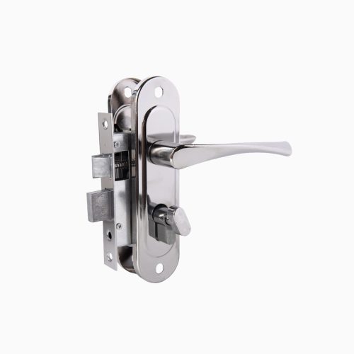 Замок врезной Зенит ЗВ 4-50.01П КЛ-ВЕРТ (хром) г.Димитровград