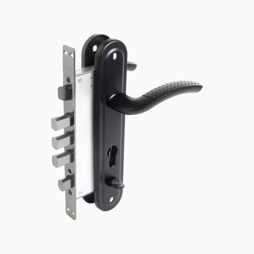 Булат Замок врезной ЗВ 4-4В.60.80.01.03-L АЛЬФА (чёрный)