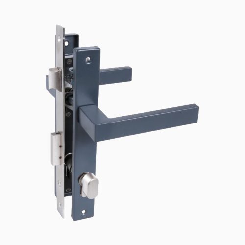 Стандарт Замок врезной 8520.02.7016 (серый антрацит) ключ-вертушка