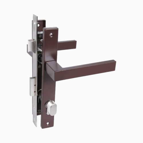 Стандарт Замок врезной 8520.02.8017 (коричневый) ключ-вертушка