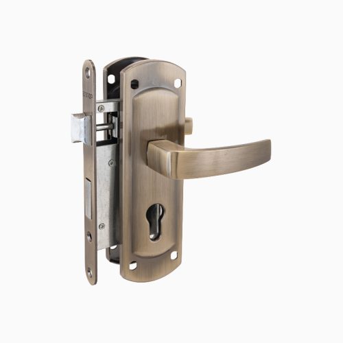 Аллюр Замок врезной ЗВ 4-1/58А АВ (ст.бронза) ДЛЯ КАЛИТОК