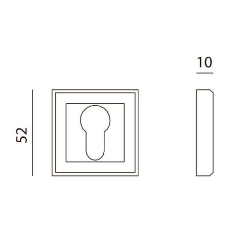 Ключевая накладка CLS (R) BLACK (чёрный)
