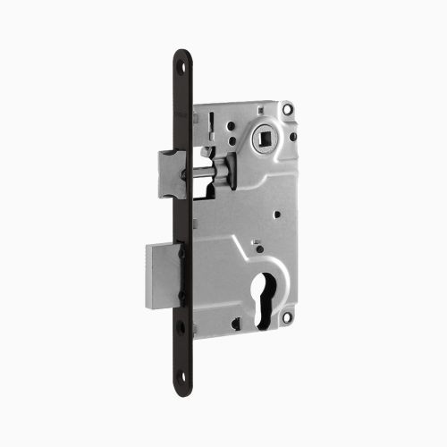 Н-М  Корпус замка 25-85 мм (чёрный) под цилиндр б/о