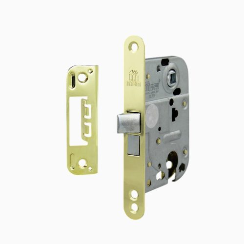 MSM Замок врезной ML72 F PB Полированная латунь