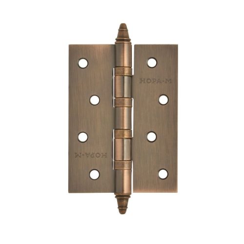 Н-М Петля УНИВ. 4"-4ВВ СНР АС (старая медь) с колпачком