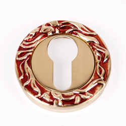 BK 20 ASG Завёртка к ручкам RENZ, антикв. золото